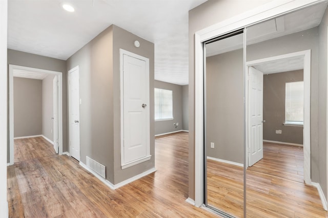 2363 Talco Dr, Dallas, TX 75241 - corridor with light wood-style floors, baseboards, and recessed lighting
