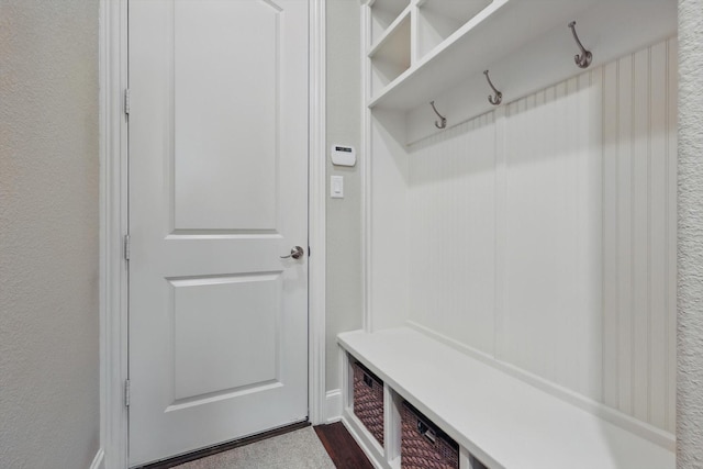 3500 Oak Island Ln, Flower Mound, TX 75028 - mudroom with dark wood finished floors