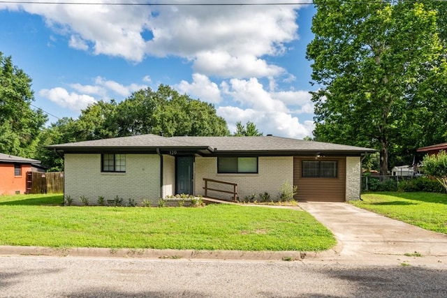 120 Rosedale Dr, Athens, TX 75751 - view of front of house featuring brick siding and concrete driveway