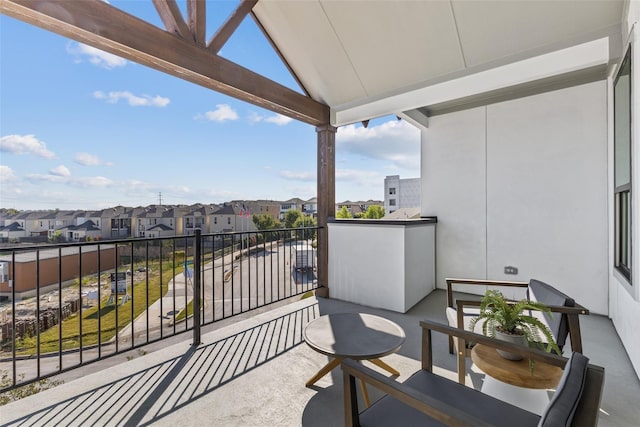 8120 Bromley Dr, Dallas, TX 75231 - balcony featuring a residential view