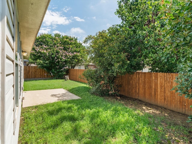 7605 Mosspoint Ct, Denton, TX 76210 - view of yard with a patio