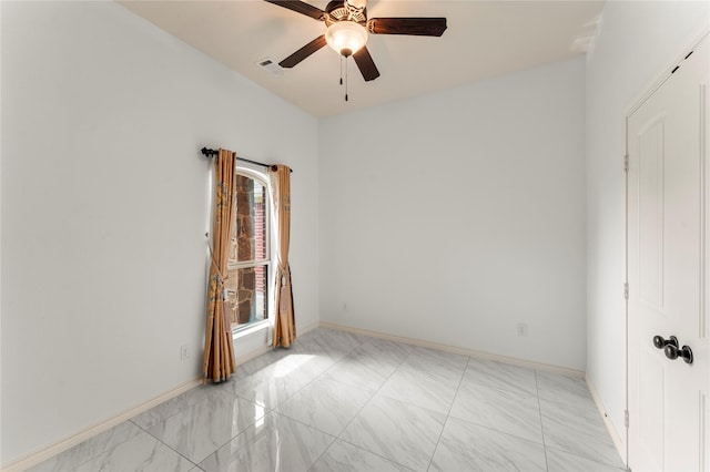 238 Rudder, Gun Barrel City, TX 75156 - empty room featuring ceiling fan and baseboards