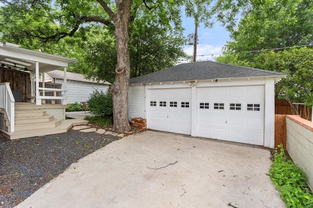 4016 Pershing Ave, Fort Worth, TX 76107 - view of detached garage