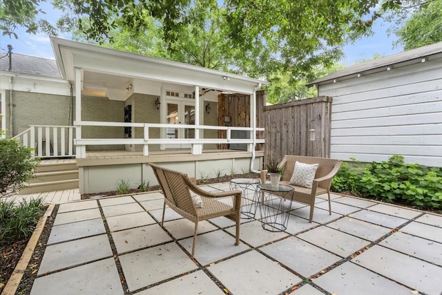 4016 Pershing Ave, Fort Worth, TX 76107 - view of patio