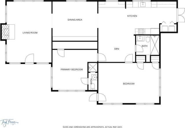 4016 Pershing Ave, Fort Worth, TX 76107 - room layout