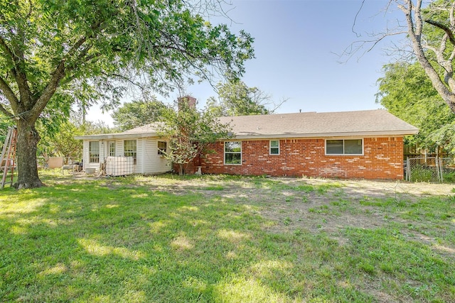 905 E Renfro St, Burleson, TX 76028 - rear view of property with brick siding