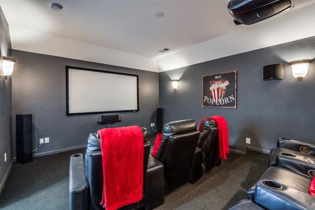 7201 Faraday Ln, Mckinney, TX 75071 - carpeted cinema room with baseboards