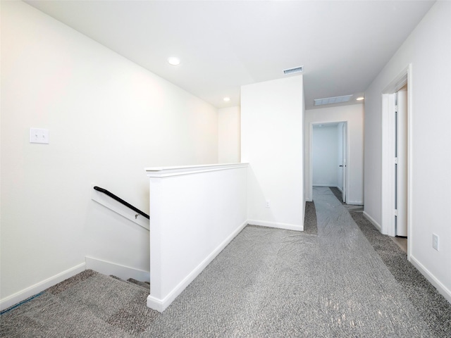 1218 Parker Dr, Princeton, TX 75407 - corridor featuring an upstairs landing, carpet flooring, and recessed lighting