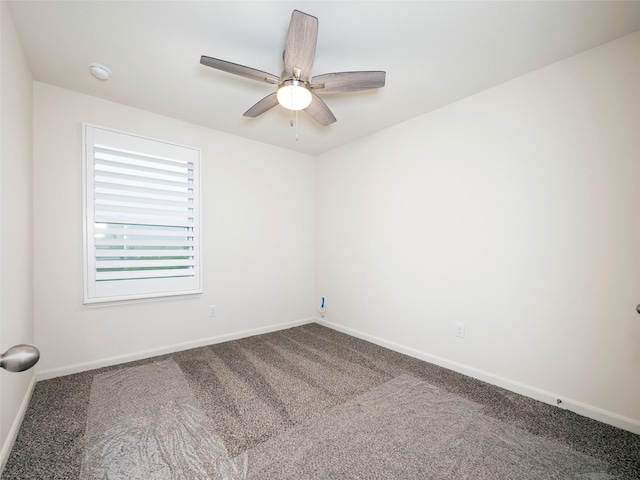 1218 Parker Dr, Princeton, TX 75407 - carpeted empty room featuring ceiling fan and baseboards