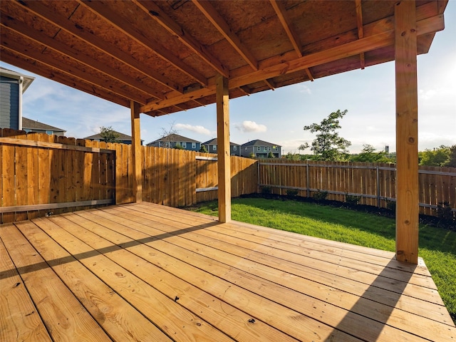 1218 Parker Dr, Princeton, TX 75407 - wooden deck with a fenced backyard