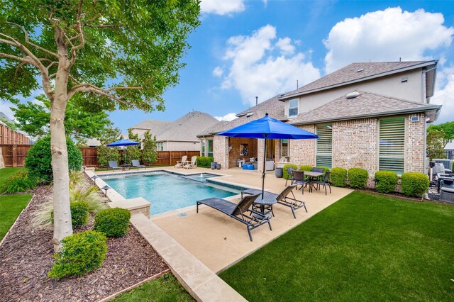 2021 Longmont Ln, Prosper, TX 75078 - view of pool with a patio area
