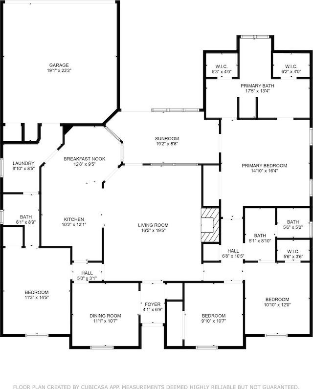5004 Andover Dr, Plano, TX 75023 - view of floor plan / room layout