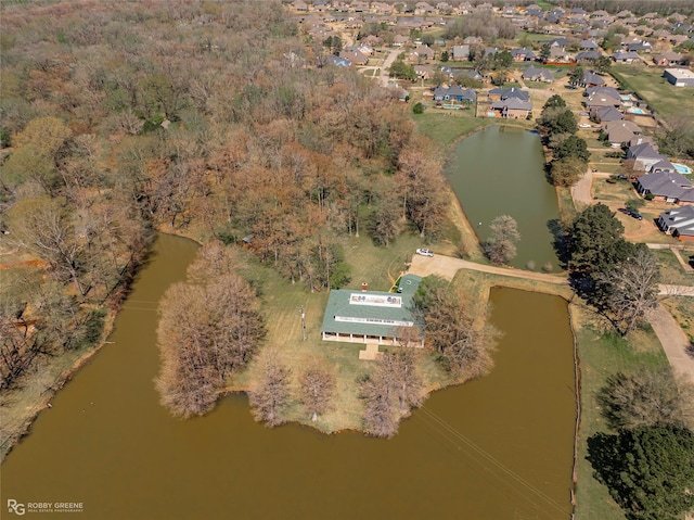 5705 Lake Side Dr, Bossier City, LA 71111 - aerial overview of property's location featuring a nearby body of water