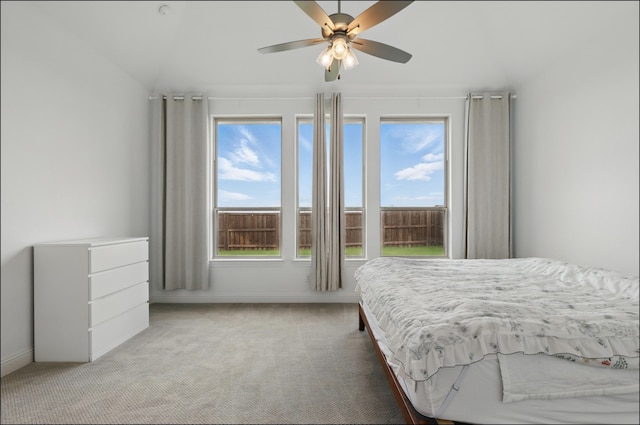 1001 Gentle Knoll Ln, Prosper, TX 75078 - bedroom with carpet flooring, baseboards, and ceiling fan