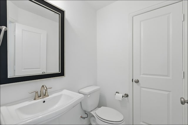 1001 Gentle Knoll Ln, Prosper, TX 75078 - half bathroom with a sink and toilet