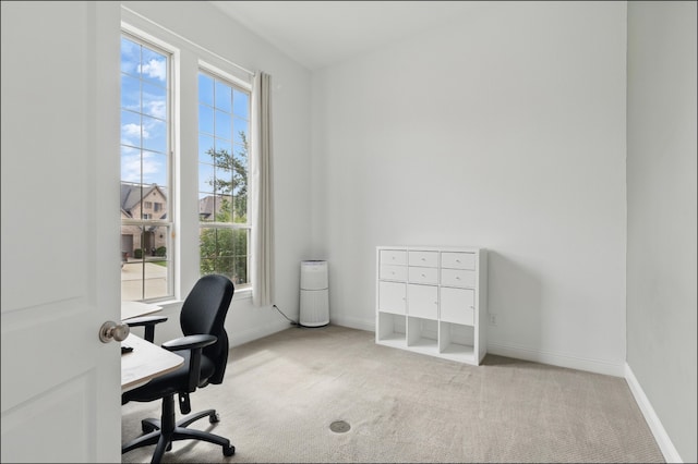 1001 Gentle Knoll Ln, Prosper, TX 75078 - carpeted home office with baseboards