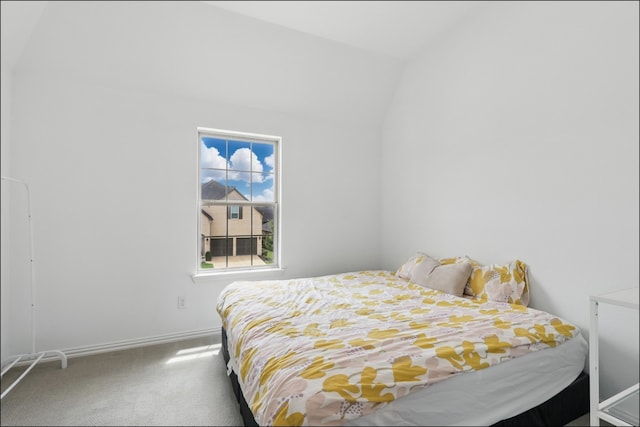 1001 Gentle Knoll Ln, Prosper, TX 75078 - carpeted bedroom featuring vaulted ceiling and baseboards