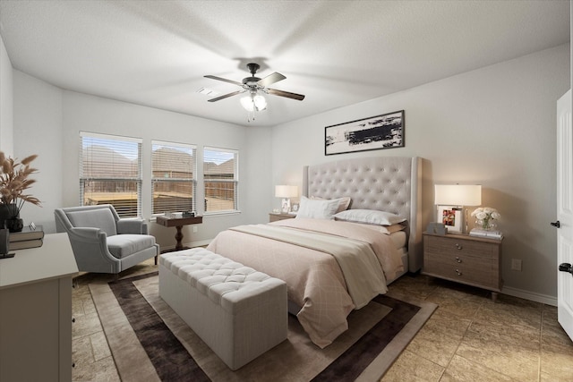 2408 Comal Ct, Royse City, TX 75189 - bedroom with ceiling fan and baseboards