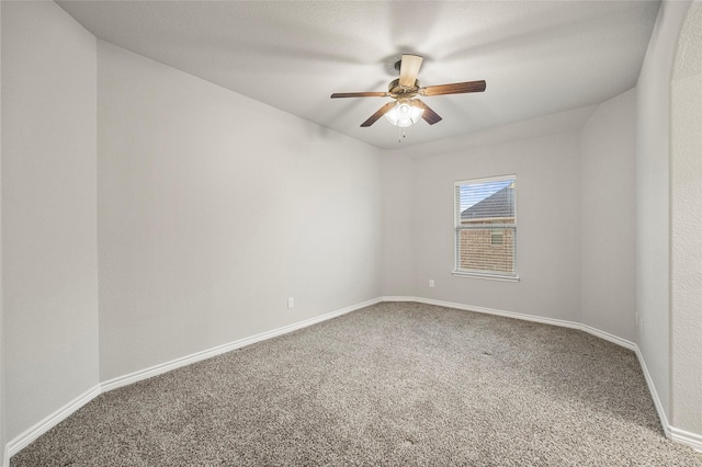 2408 Comal Ct, Royse City, TX 75189 - carpeted spare room with ceiling fan and baseboards