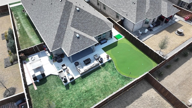 1517 Sweetwater Way, Celina, TX 75009 - view from above of property featuring property parcel outlined