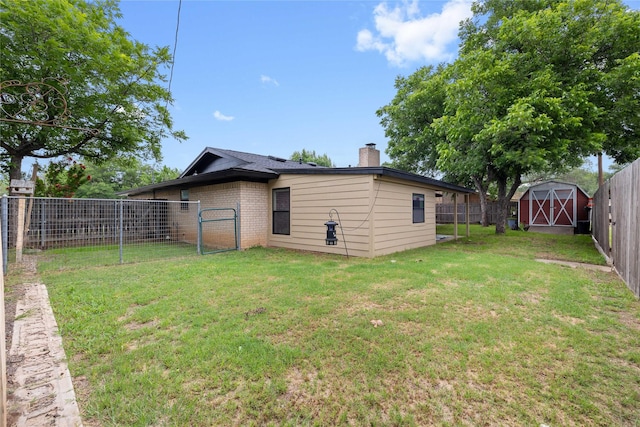 2507 16th St, Brownwood, TX 76801 - back of property featuring a chimney and brick siding