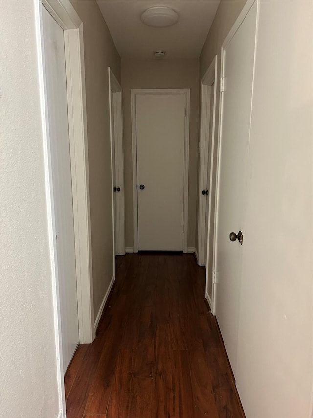 7750 Dentcrest Dr, Dallas, TX 75254 - corridor with wood finished floors and baseboards