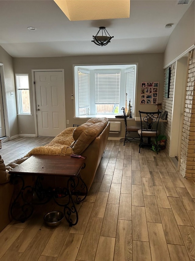 7750 Dentcrest Dr, Dallas, TX 75254 - living area with wood finished floors
