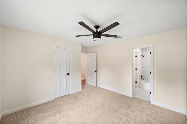 902 Mission Dr, Southlake, TX 76092 - unfurnished bedroom featuring carpet flooring, baseboards, ensuite bathroom, and a ceiling fan