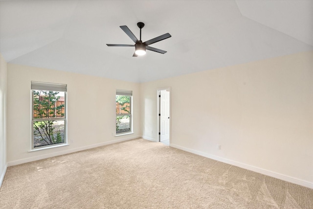 902 Mission Dr, Southlake, TX 76092 - empty room featuring vaulted ceiling, light carpet, and plenty of natural light