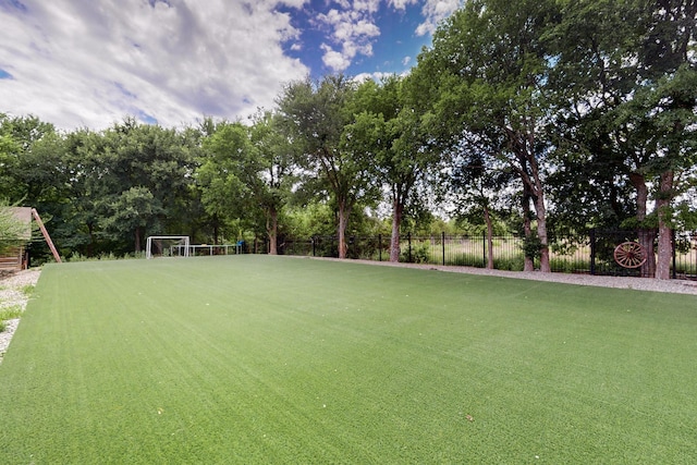 5720 County Road 1094, Celeste, TX 75423 - view of yard with a sport area and view of scattered trees