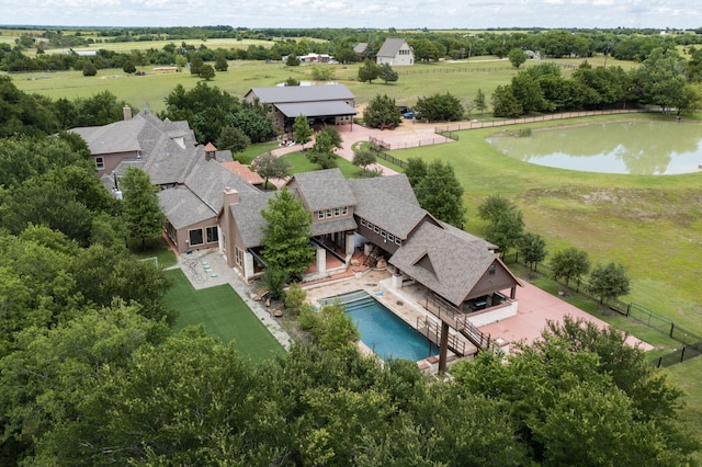5720 County Road 1094, Celeste, TX 75423 - view of subject property with a pool and a large body of water