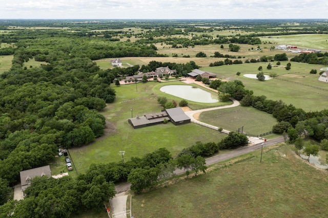 5720 County Road 1094, Celeste, TX 75423 - aerial view of property's location featuring rural landscape