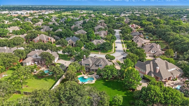 702 Malton Ln, Southlake, TX 76092 - aerial view of property's location featuring nearby suburban area and a pool area