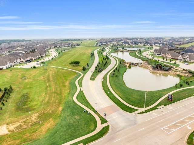 1210 Old Rocksprings Pass, Mansfield, TX 76063 - aerial view of property and surrounding area with a large body of water and nearby suburban area