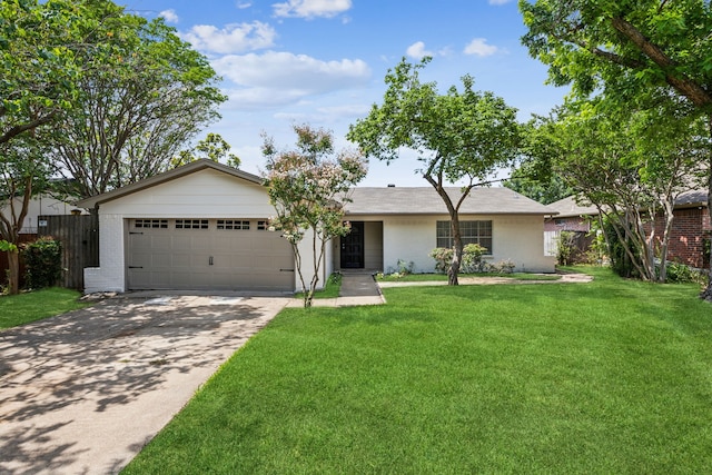 103 Stonecreek Dr, Arlington, TX 76014 - ranch-style home featuring an attached garage, brick siding, and concrete driveway