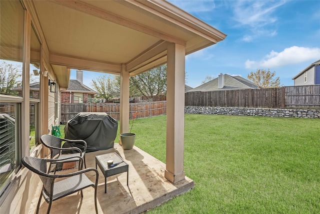 832 Lake Worth Trl, Little Elm, TX 75068 - view of yard featuring a patio area