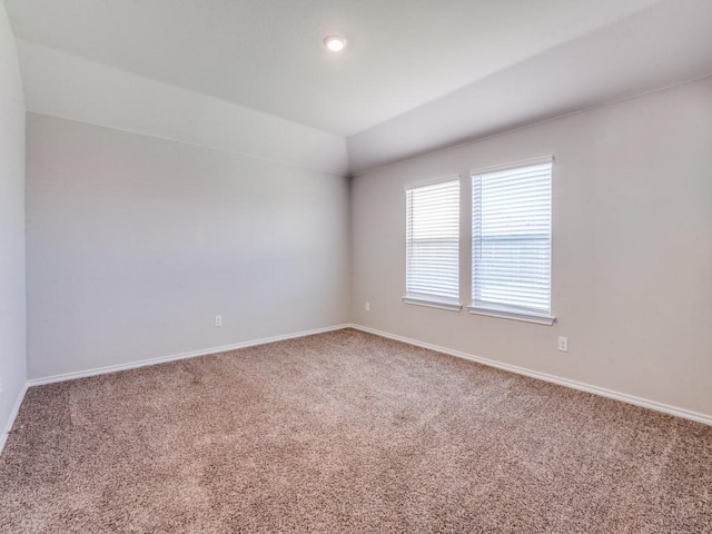 410 Wrangler Dr, Josephine, TX 75189 - carpeted empty room with baseboards and vaulted ceiling