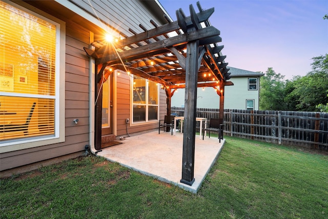 10517 Arabella Ln, Waco, TX 76708 - view of patio with a pergola