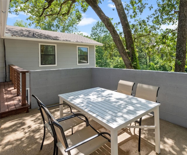 311 Oak Ln, Tool, TX 75143 - view of patio featuring outdoor dining space