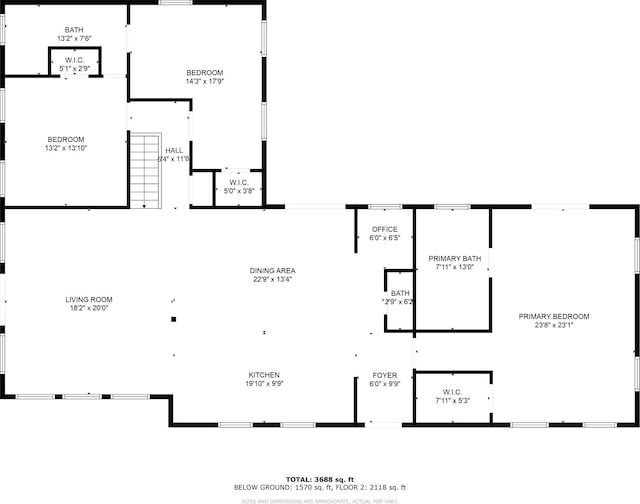 311 Oak Ln, Tool, TX 75143 - property floor plan