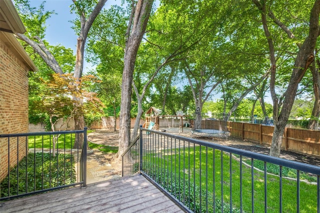 3704 Imperial Dr, Flower Mound, TX 75028 - deck with a playground