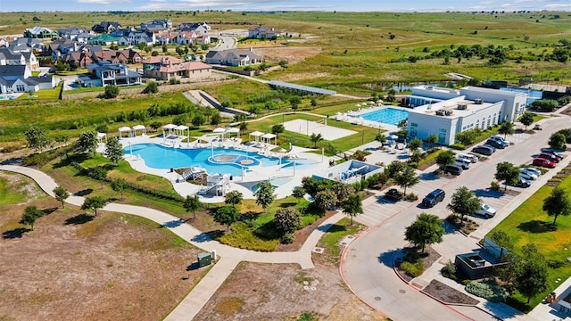 14436 Greymoore Cir, Fort Worth, TX 76008 - drone / aerial view of a pool