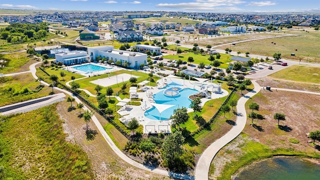 14436 Greymoore Cir, Fort Worth, TX 76008 - drone / aerial view of a pool area