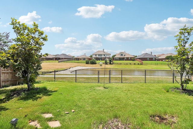 14709 Crystal Lake Dr, Little Elm, TX 75068 - view of yard featuring a residential view and a water view