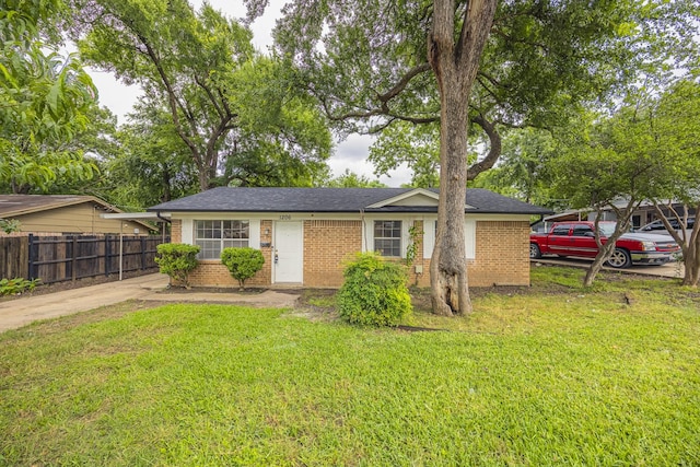 1206 Curtis Dr, Garland, TX 75040 - ranch-style house with brick siding