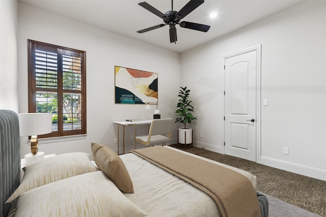 1516 Hawthorne Ln, Keller, TX 76262 - carpeted bedroom featuring baseboards and a ceiling fan
