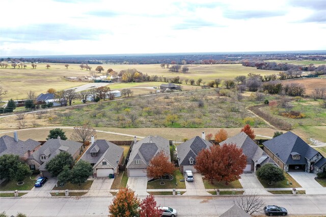 312 Spring Run Dr, Decatur, TX 76234 - aerial view of sparsely populated area featuring nearby suburban area