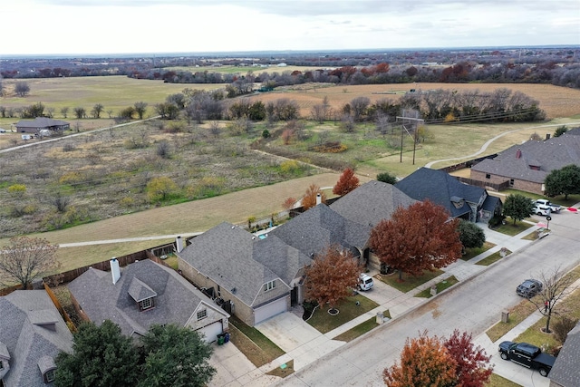 312 Spring Run Dr, Decatur, TX 76234 - aerial view of sparsely populated area with nearby suburban area