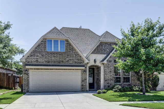312 Spring Run Dr, Decatur, TX 76234 - french provincial home with driveway and brick siding