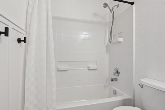 6128 Redear Dr, Fort Worth, TX 76179 - full bathroom featuring toilet and shower / tub combo